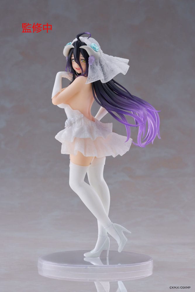 Overlord Estatua PVC Coreful Albedo Wedding Ver. 18 cm