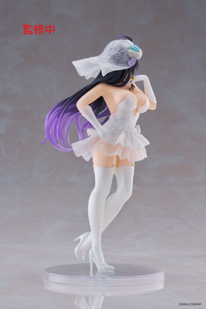 Overlord Estatua PVC Coreful Albedo Wedding Ver. 18 cm