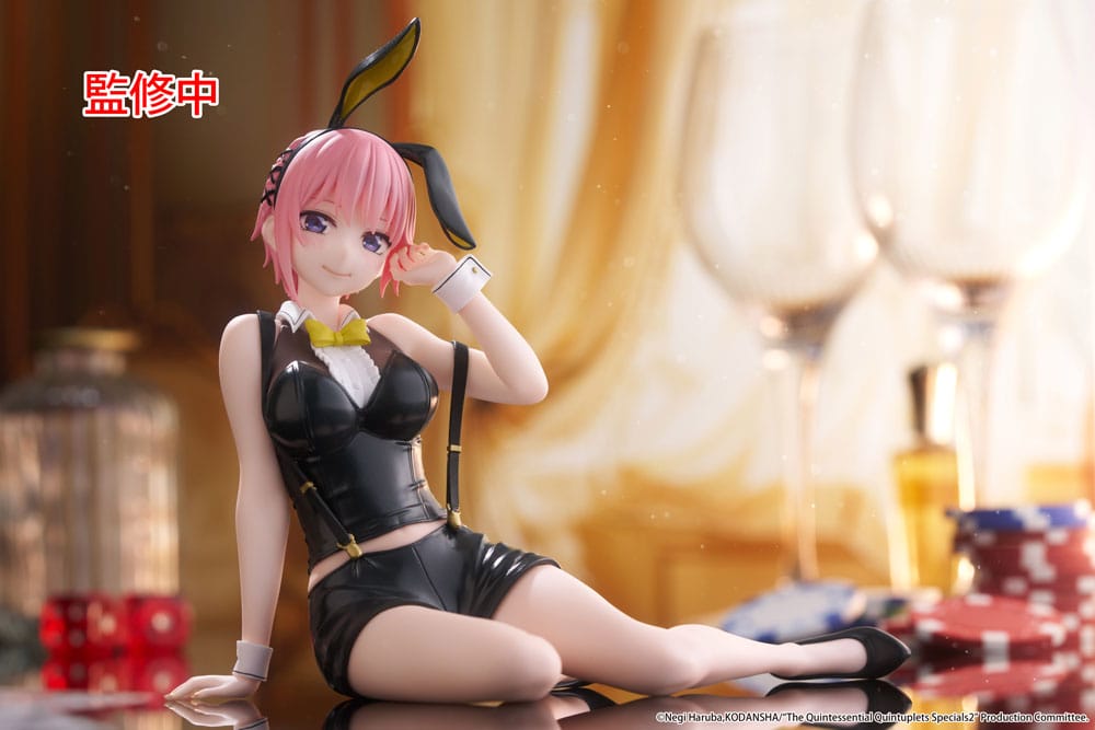 The Quintessential Quintuplets 3 Estatua PVC Desktop Cute Figure Ichika Nakano Bunny Ver. 13 cm