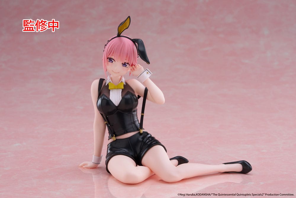 The Quintessential Quintuplets 3 Estatua PVC Desktop Cute Figure Ichika Nakano Bunny Ver. 13 cm