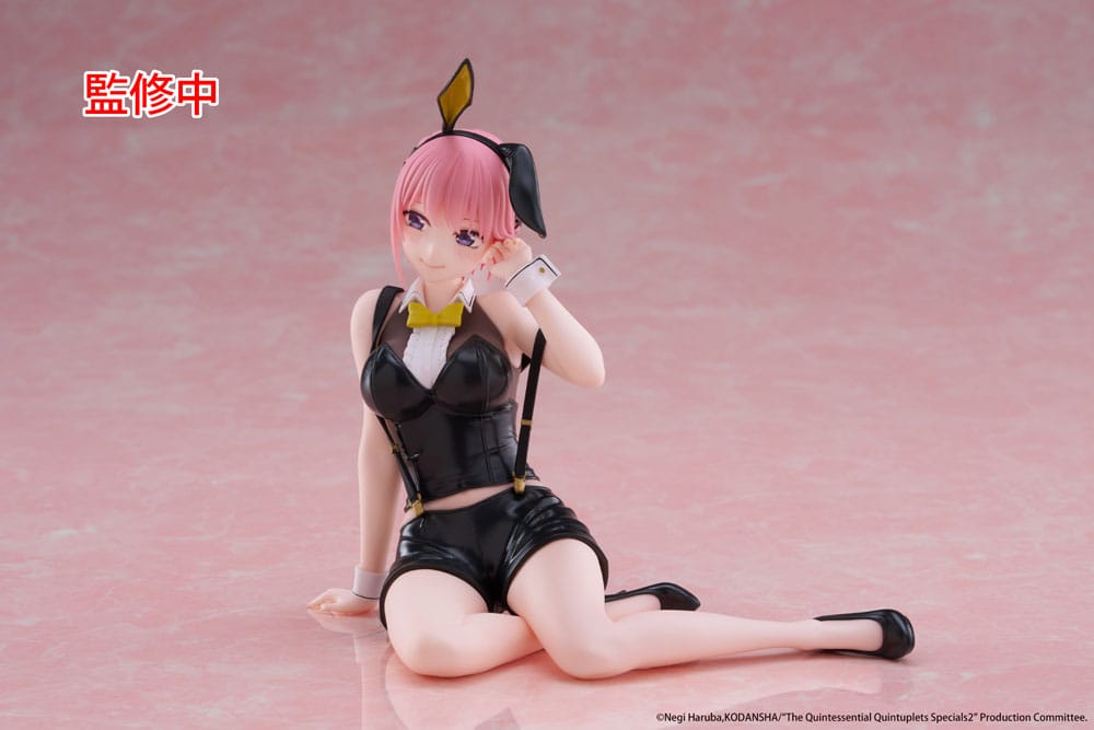 The Quintessential Quintuplets 3 Estatua PVC Desktop Cute Figure Ichika Nakano Bunny Ver. 13 cm