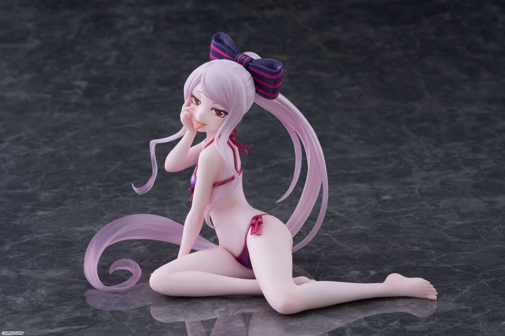 Overlord Estatua PVC Desktop Cute Figure Shalltear Swimsuit Ver. 13 cm Frikytopia