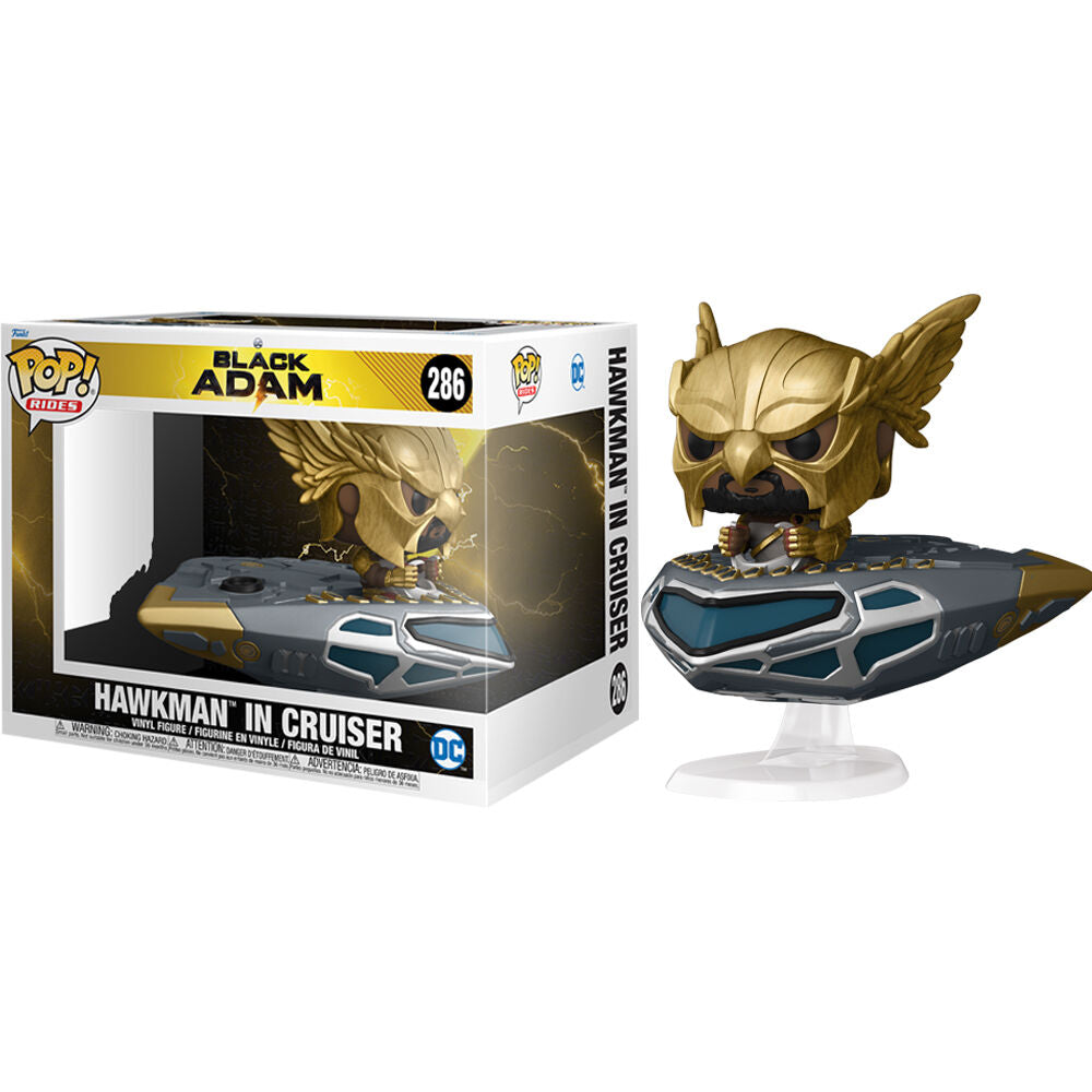 Funko Pop! Black Adam Hawkman in Cruiser DC Comics Frikytopia