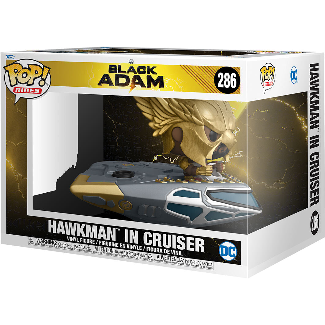 Funko Pop! Black Adam Hawkman in Cruiser DC Comics
