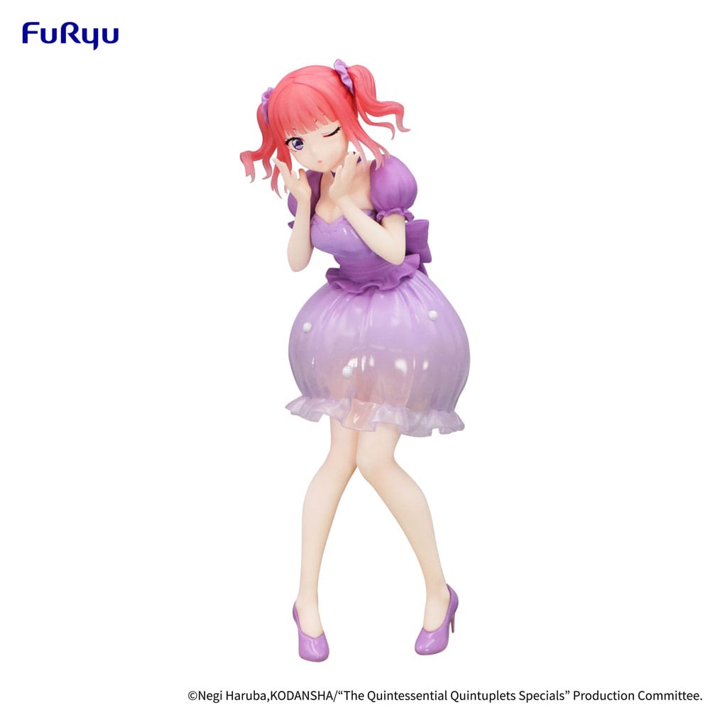 The Quintessential Quintuplets Estatua PVC Trio-Try-iT Nakano Nino Pastel Dress Ver. 21 cm Frikytopia