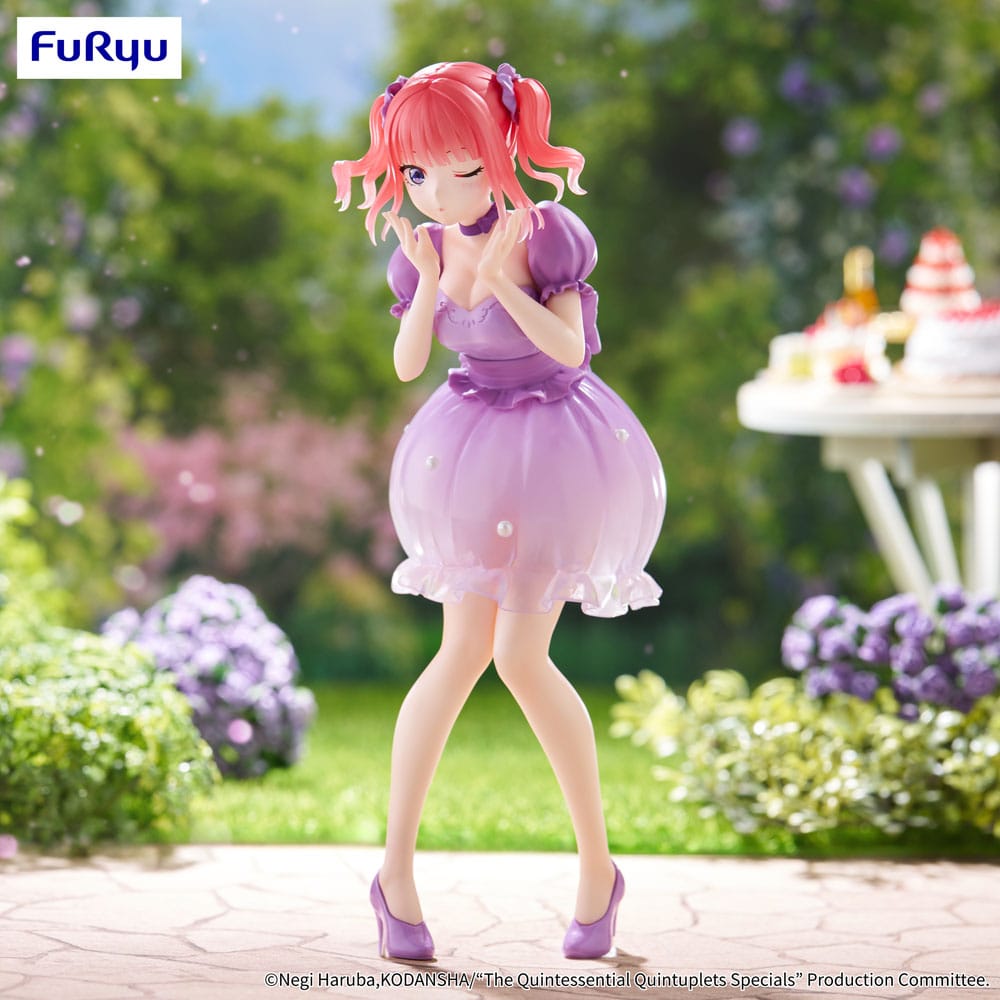 The Quintessential Quintuplets Estatua PVC Trio-Try-iT Nakano Nino Pastel Dress Ver. 21 cm
