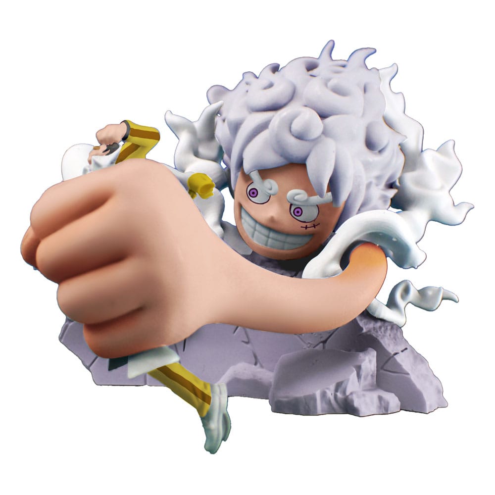One Piece Petitrama Estatua PVC Logbox Re Birth Egghead Set 9 cm