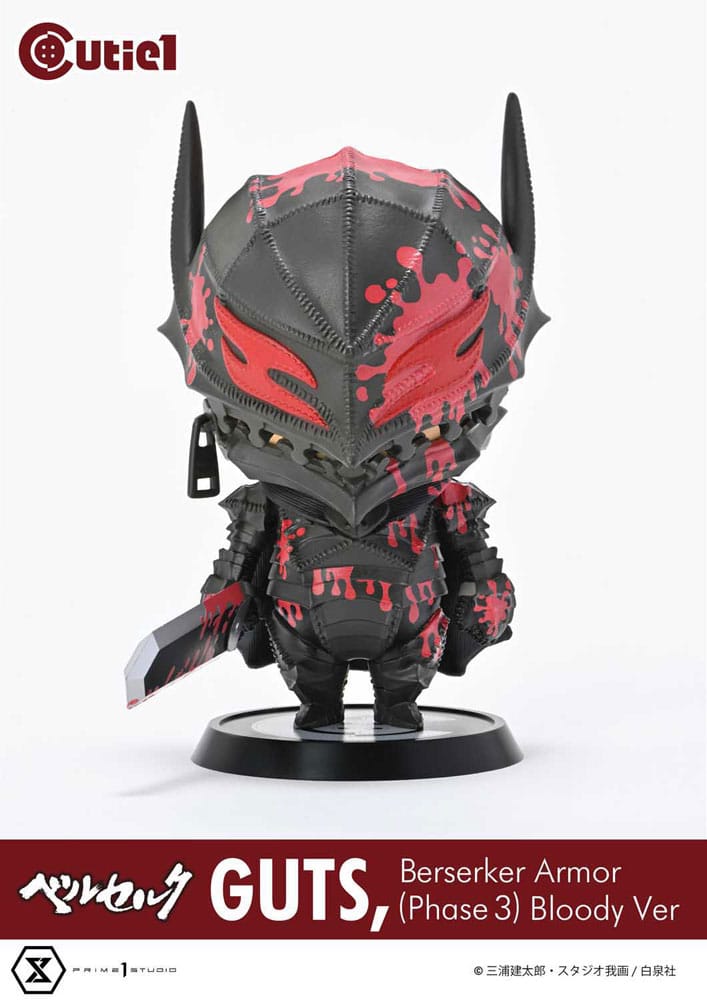 Berserk Minifigura Cutie1 PVC Guts Berserker Armor (Phase 3) Bloody Ver. 12 cm