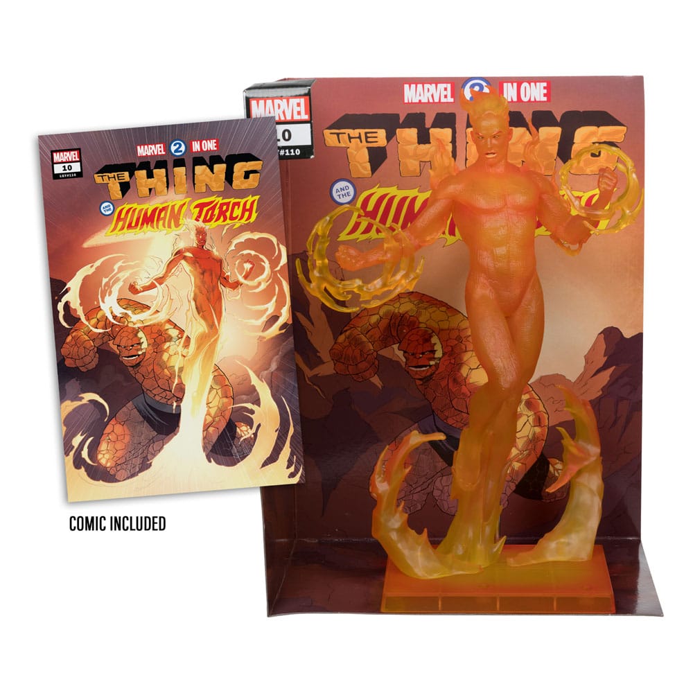 Marvel Collection Estatua PVC 1/6 Human Torch (Marvel 2 In 1 #10) 29 cm
