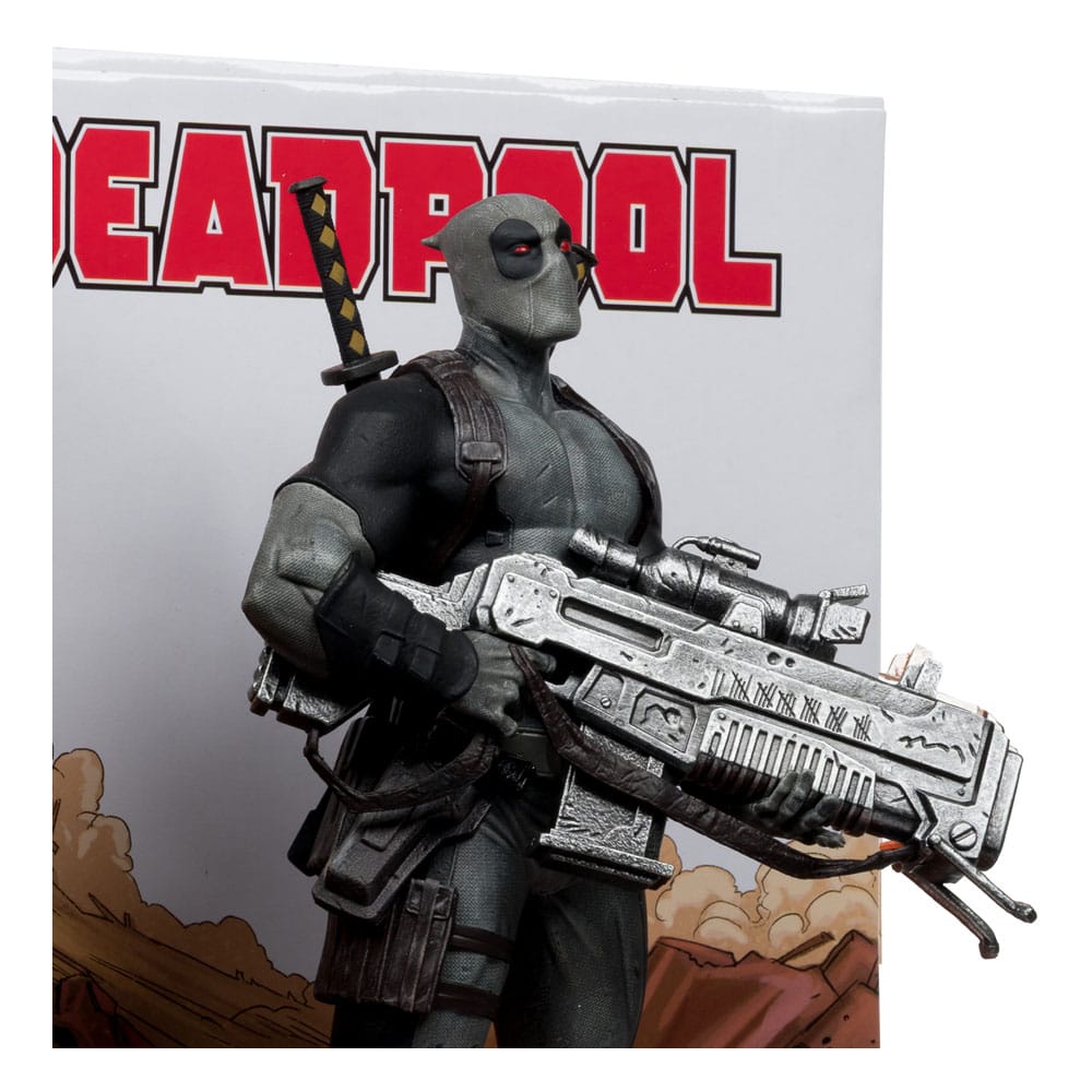 Marvel Collection Estatua PVC 1/6 Deadpool (Deadpool #1)(Grey Suit Chase) 27 cm