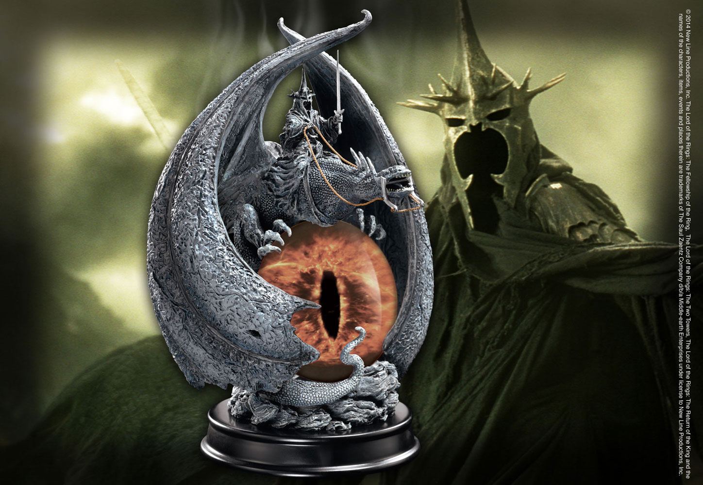 El Señor de los Anillos Estatua la Furia de Rey Brujo 20 cm