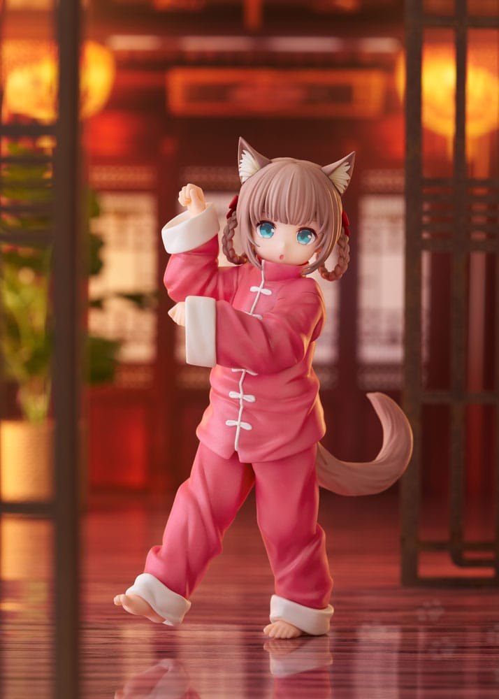 My Cat Is a Kawaii Girl Estatua Palette Dress-Up Collection Kinako Nyang Fu Ver. 15 cm