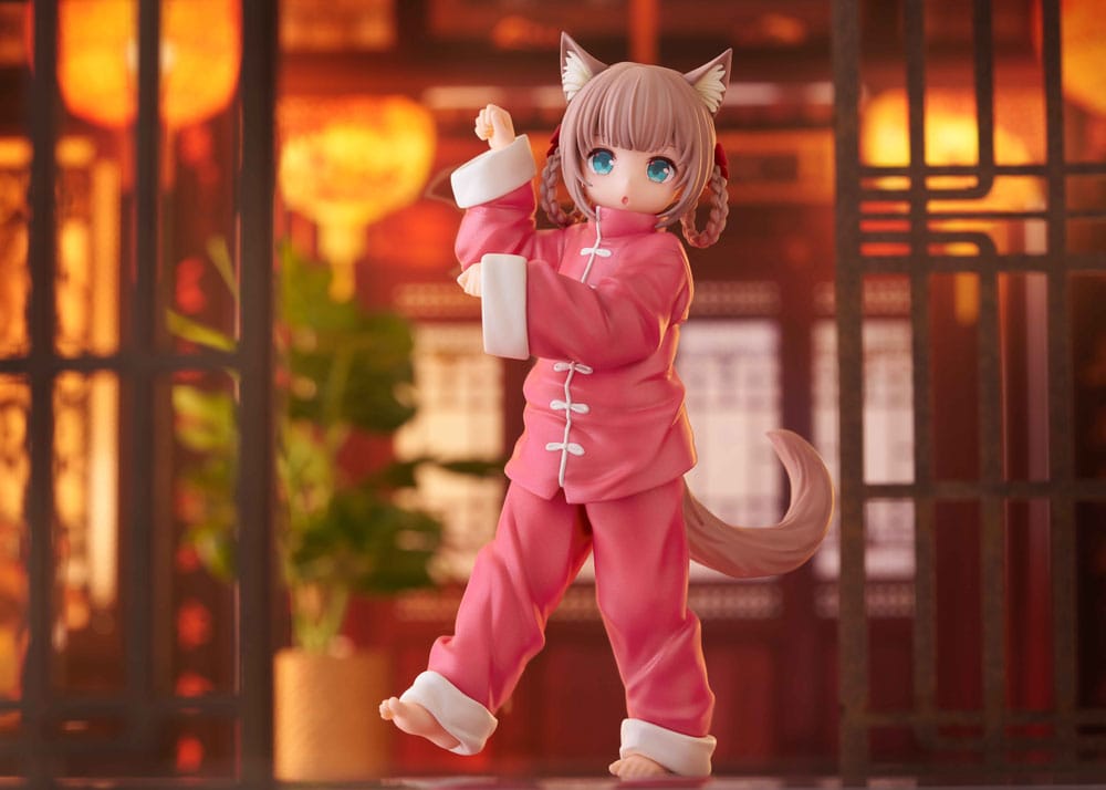 My Cat Is a Kawaii Girl Estatua Palette Dress-Up Collection Kinako Nyang Fu Ver. 15 cm