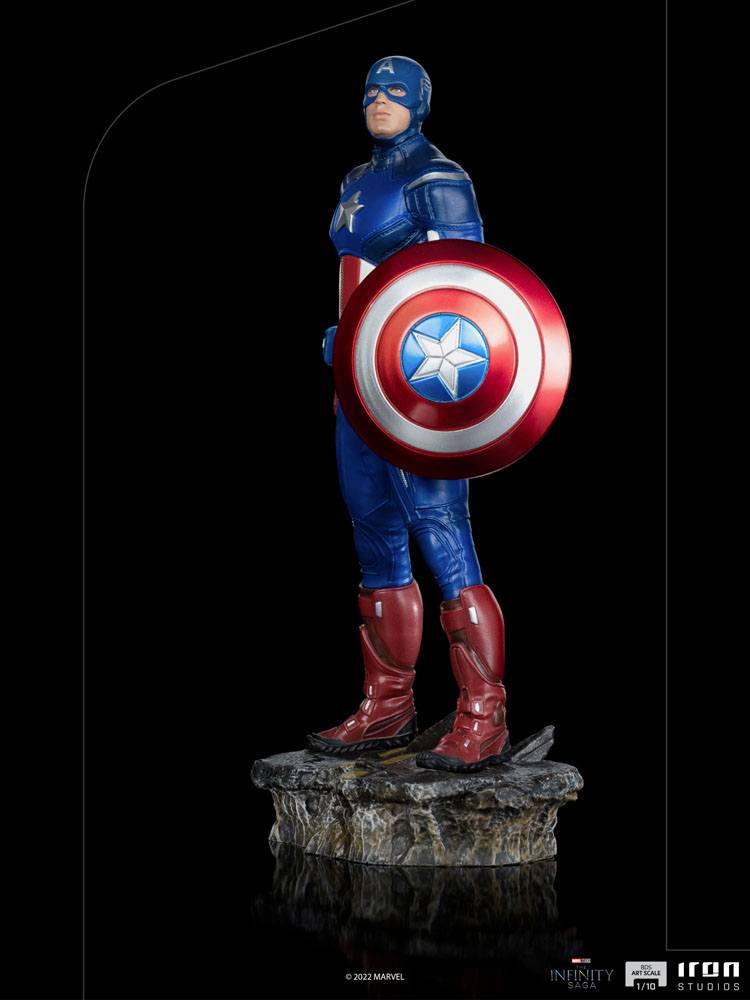 The Infinity Saga Estatua BDS Art Scale 1/10 Captain America Battle of NY 23 cm