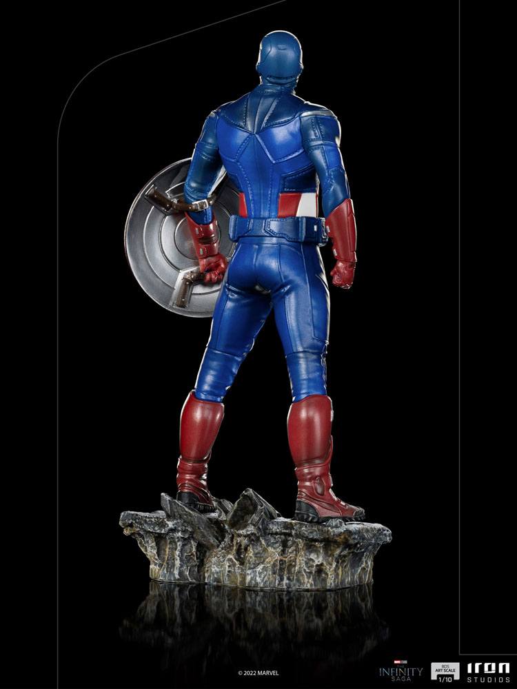 The Infinity Saga Estatua BDS Art Scale 1/10 Captain America Battle of NY 23 cm