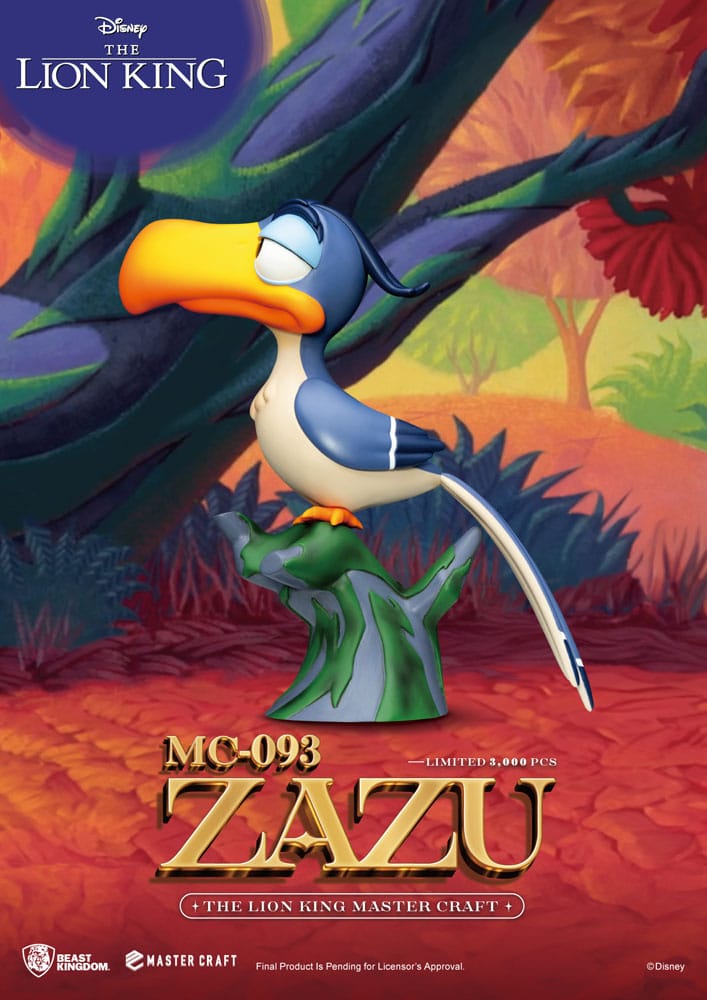 Disney Estatua Master Craft El Rey León Zazu 20 cm