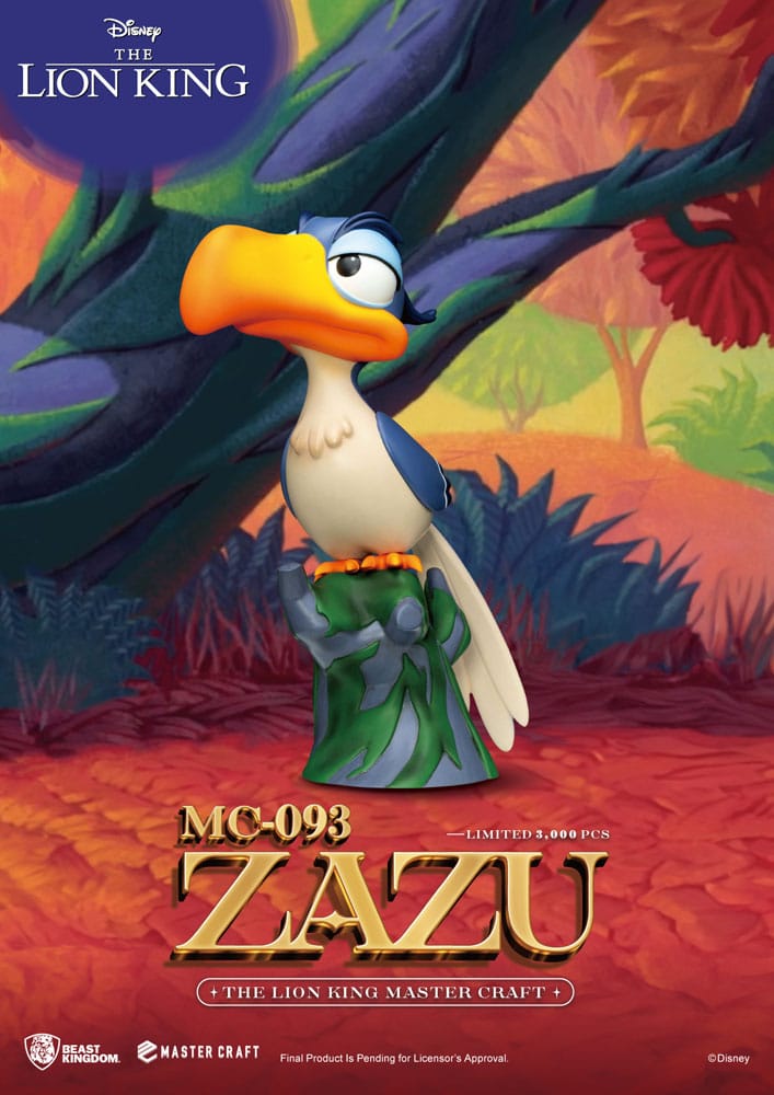 Disney Estatua Master Craft El Rey León Zazu 20 cm