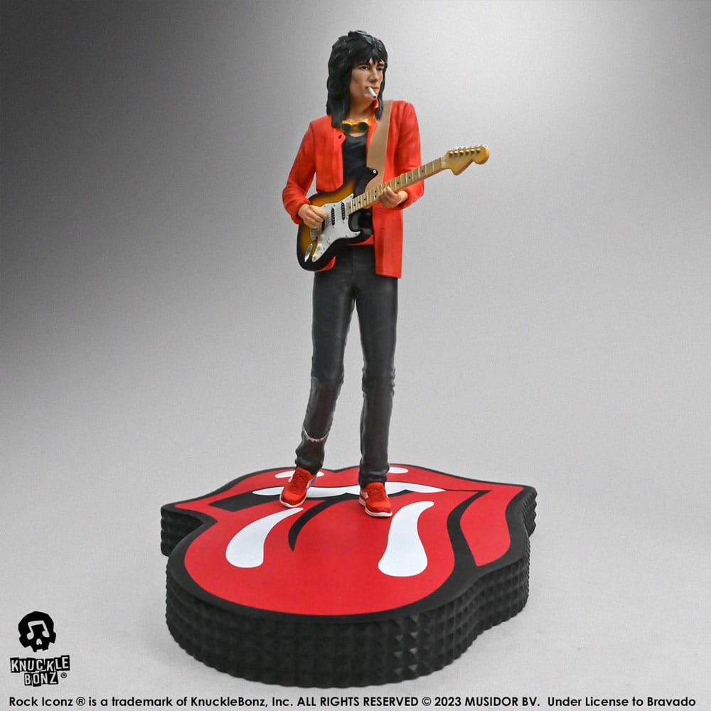 The Rolling Stones Estatua Rock Iconz Ronnie Wood (Tattoo You Tour 1981) 22 cm Frikytopia