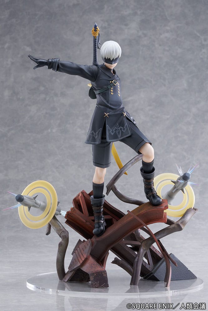 NieR:Automata Ver1.1a Estatua PVC 1/7 YoRHa No. 9 Type S Covering Fire 31 cm