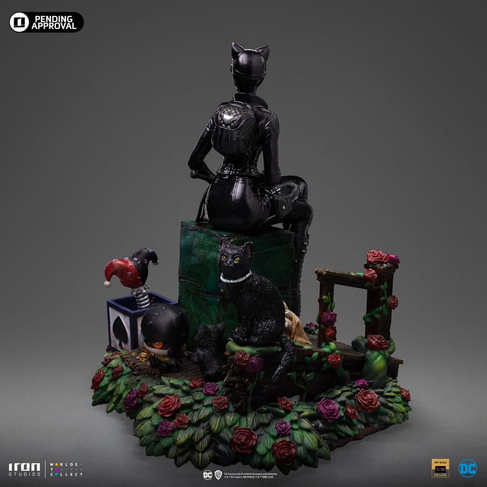 DC Comics Estatua 1/10 Deluxe Art Scale Catwoman (Gotham City Sirens) 21 cm