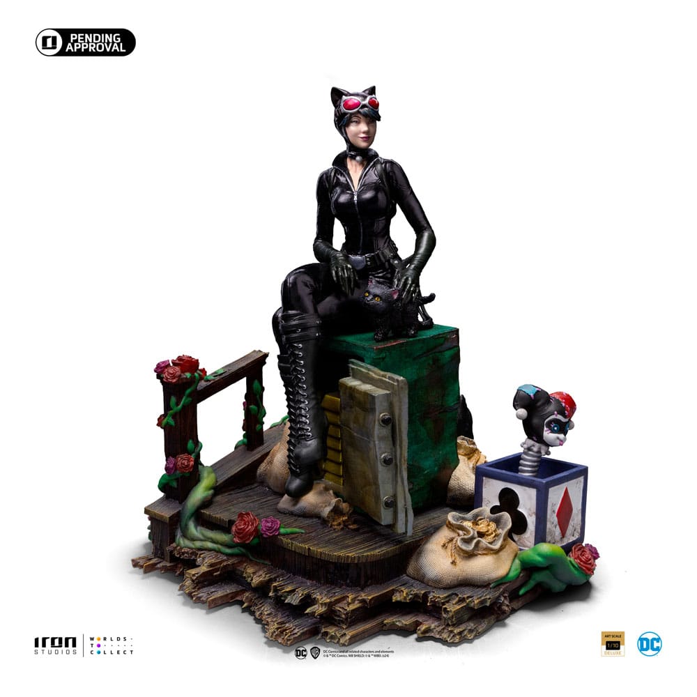 DC Comics Estatua 1/10 Deluxe Art Scale Catwoman (Gotham City Sirens) 21 cm Frikytopia
