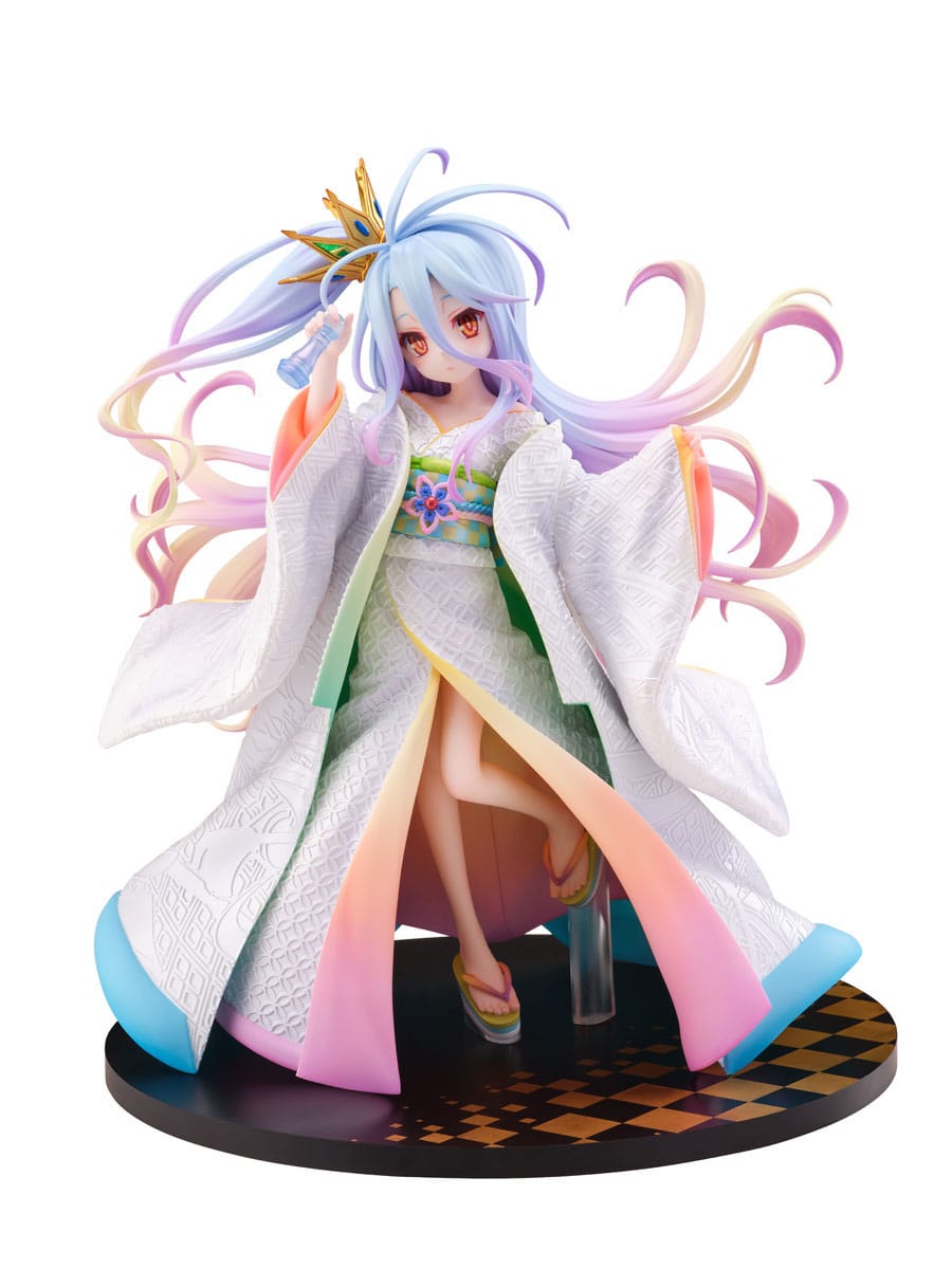Figura Good Smile Company No Game No Life 1 - 7 Scale Shiro Shiromuku 22.5 cm