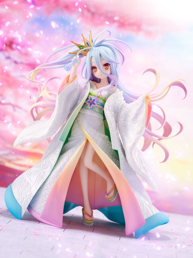 Figura Good Smile Company No Game No Life 1 - 7 Scale Shiro Shiromuku 22.5 cm