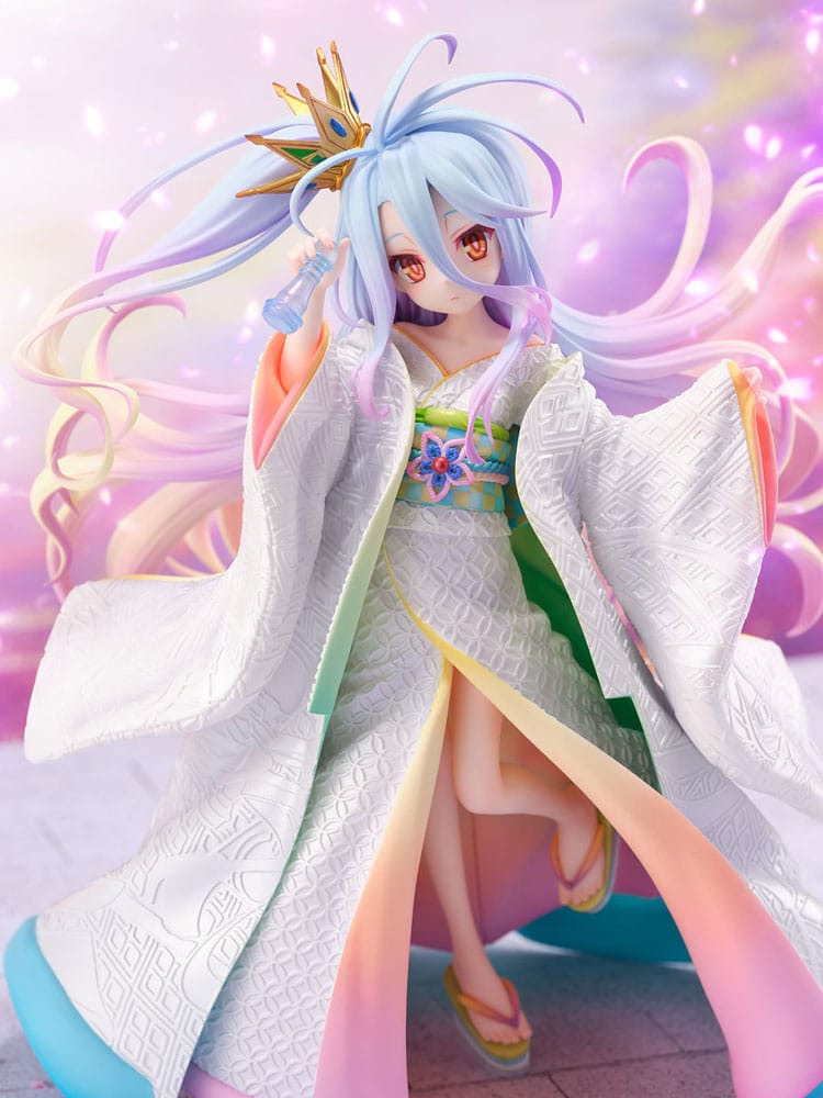 Figura Good Smile Company No Game No Life 1 - 7 Scale Shiro Shiromuku 22.5 cm