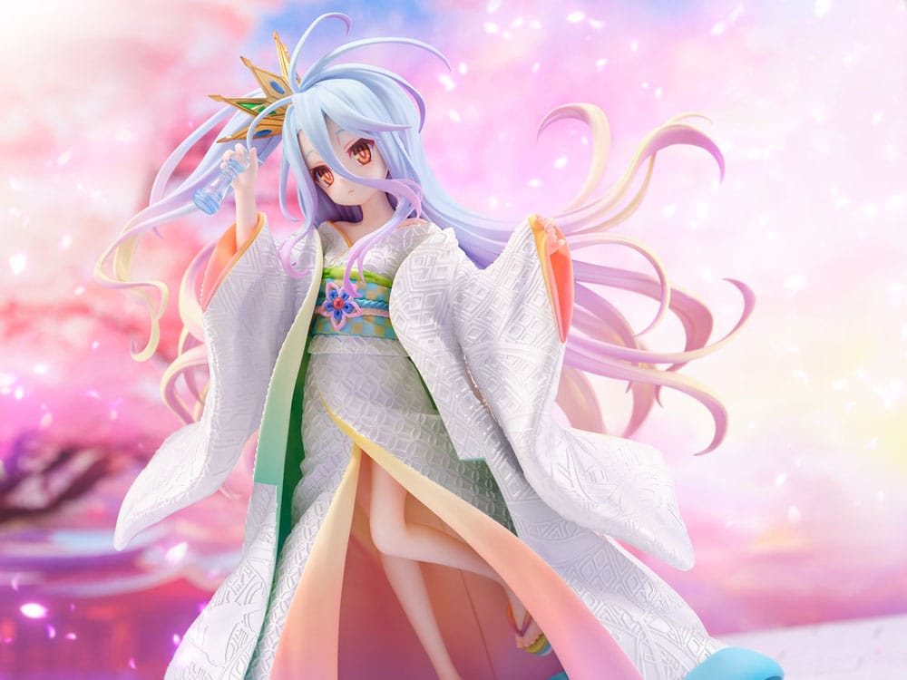Figura Good Smile Company No Game No Life 1 - 7 Scale Shiro Shiromuku 22.5 cm