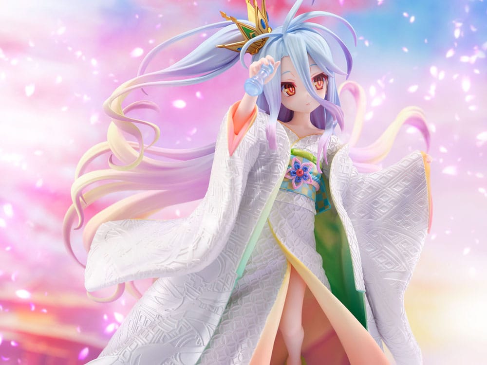 Figura Good Smile Company No Game No Life 1 - 7 Scale Shiro Shiromuku 22.5 cm