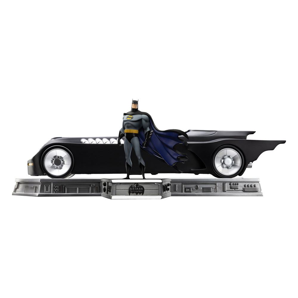 Batman The Animated Series (1992) Set Art Scale 1/10 Deluxe Batman and Batmobile 24 cm Frikytopia