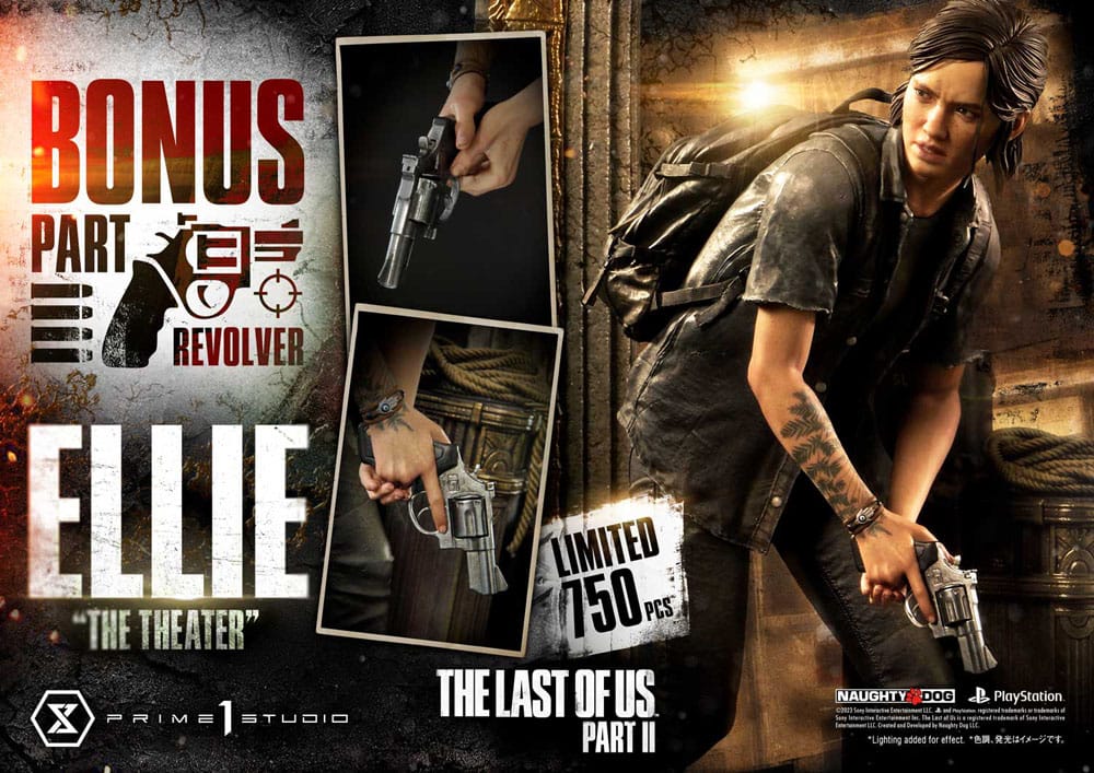 The Last of Us Part II Estatua 1/4 Ultimate Premium Masterline Series Ellie "The Theater" Bonus Version 58 cm