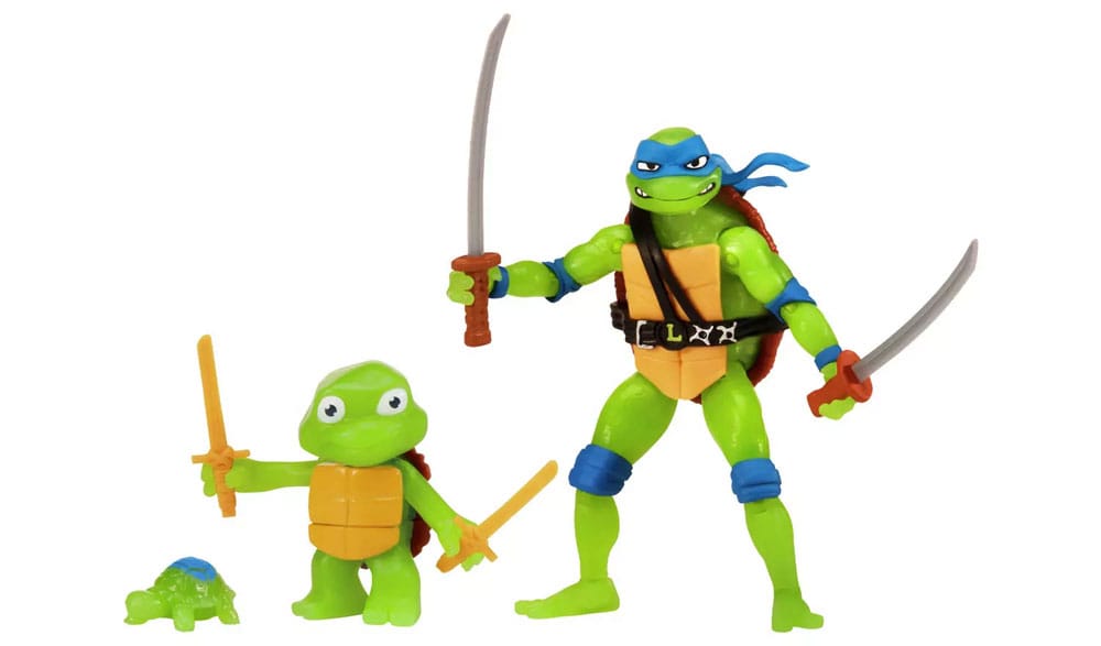 Ninja Turtles: Caos Mutante Pack de 3 Figuras Leonardo Evolution 10 cm
