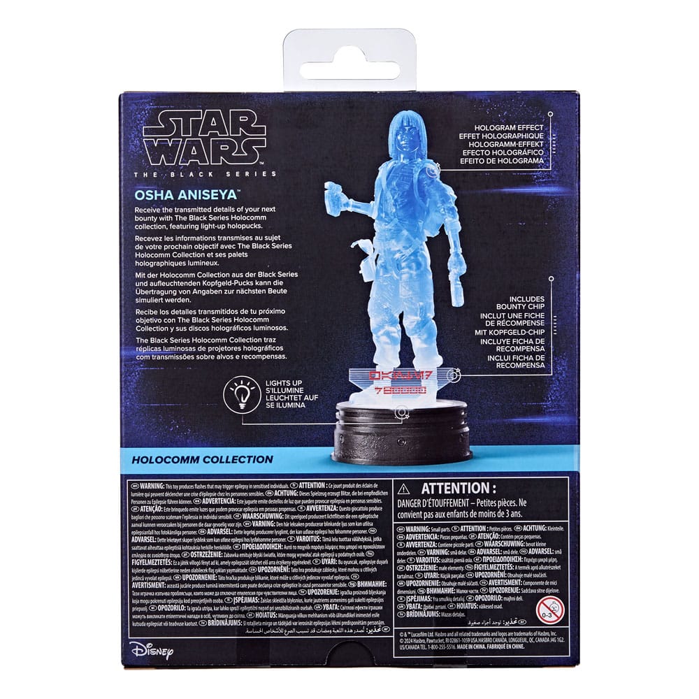 Star Wars Black Series Holocomm Collection Figura Osha Aniseya 15 cm