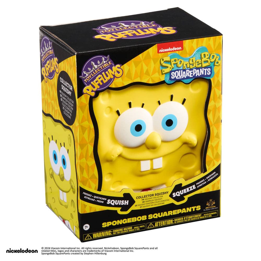 Bob Esponja Figura Antiestrés Squishy Pufflums SpongeBobb 15 cm