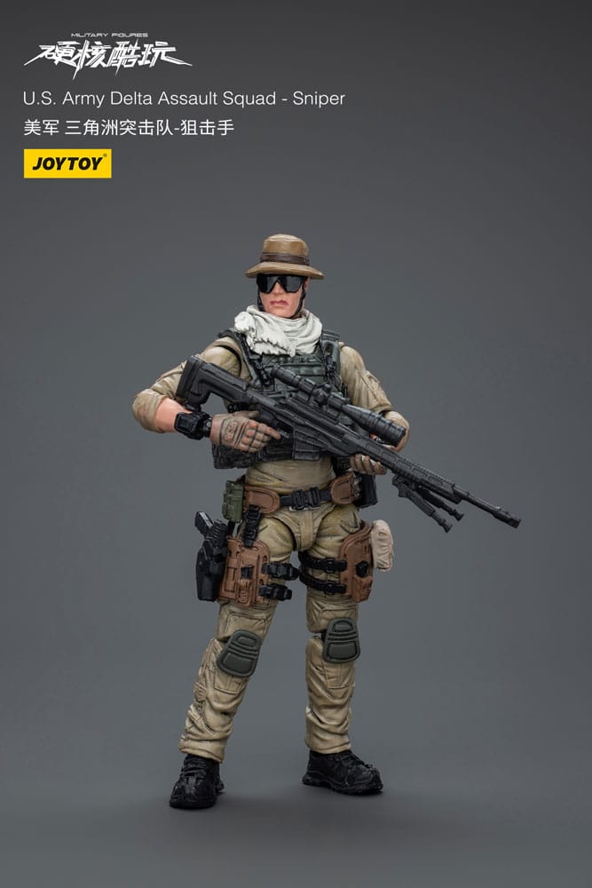 Hardcore Coldplay Figura 1/18 U.S. Army Delta Assault Squad Sniper 11 cm Frikytopia
