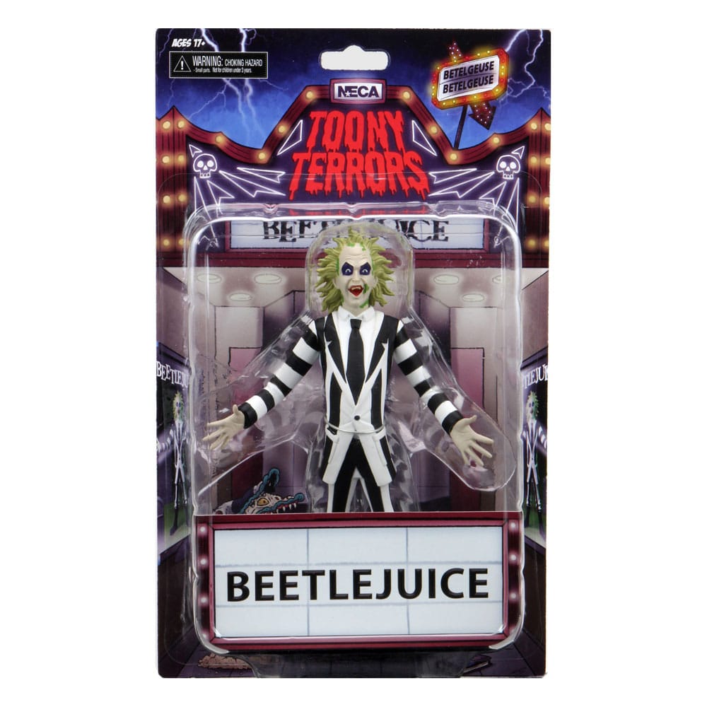 Beetlejuice Scale Action Fig. 15 cm Beetlejuice Toony Terrors