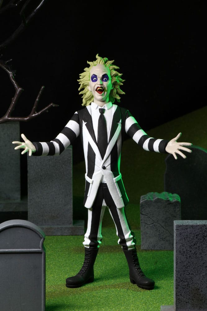 Beetlejuice Scale Action Fig. 15 cm Beetlejuice Toony Terrors