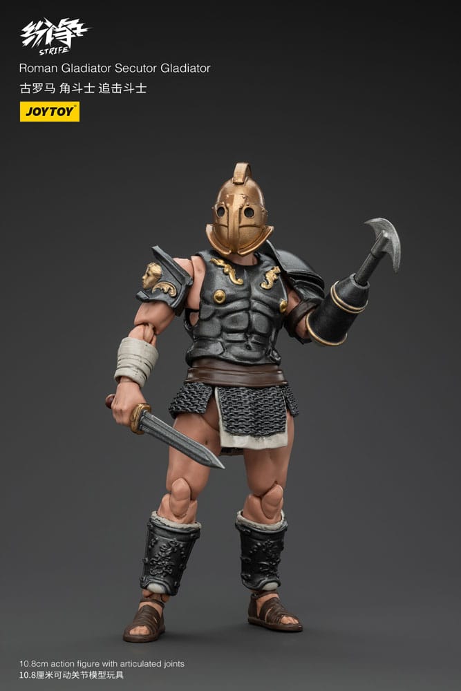 Strife Figura 1/18 Roman Gladiator Secutor Gladiator 11 cm