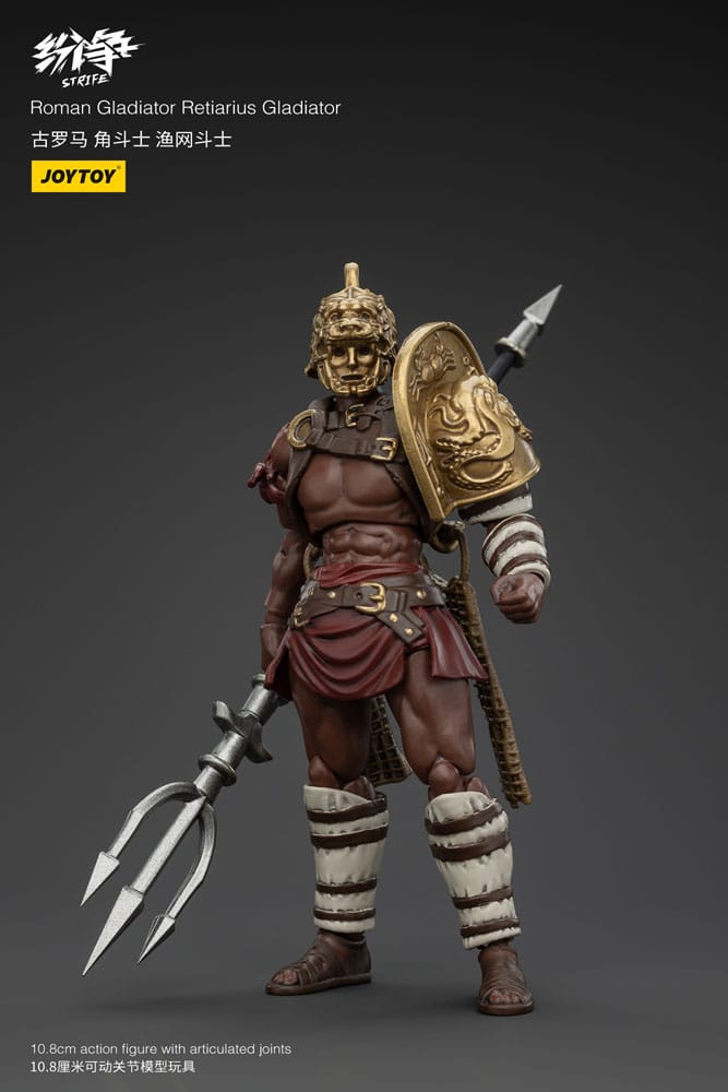 Strife Figura 1/18 Roman Gladiator Retiarius Gladiator 11 cm