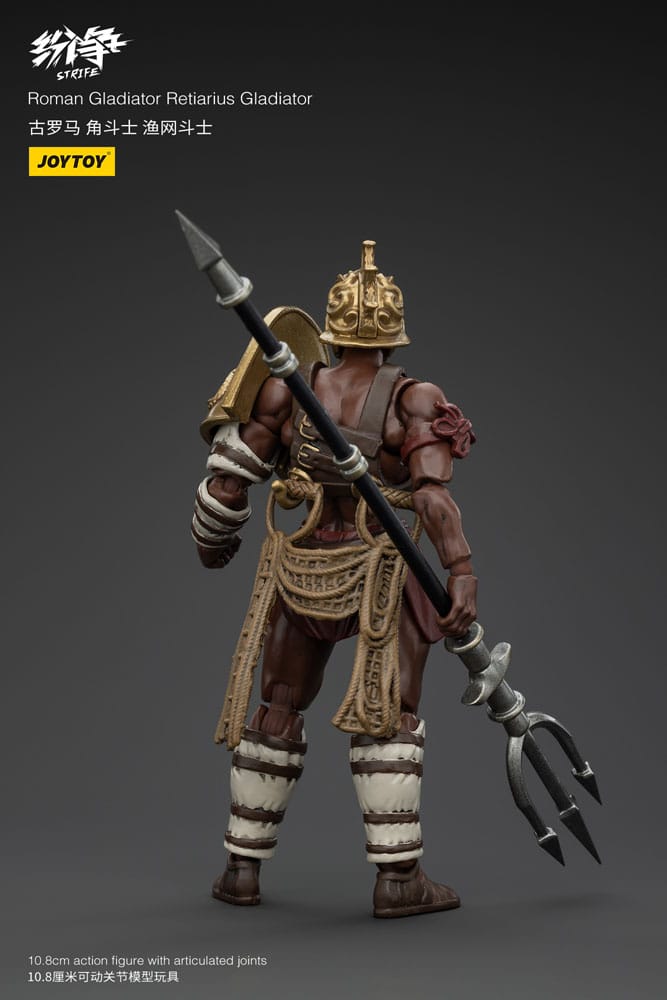 Strife Figura 1/18 Roman Gladiator Retiarius Gladiator 11 cm