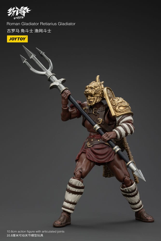 Strife Figura 1/18 Roman Gladiator Retiarius Gladiator 11 cm