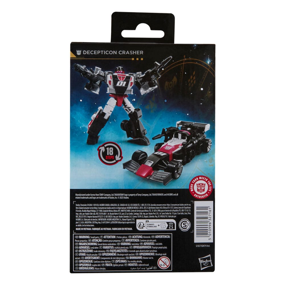 Transformers Age of the Primes Deluxe Class Figura Decepticon Crasher 14 cm