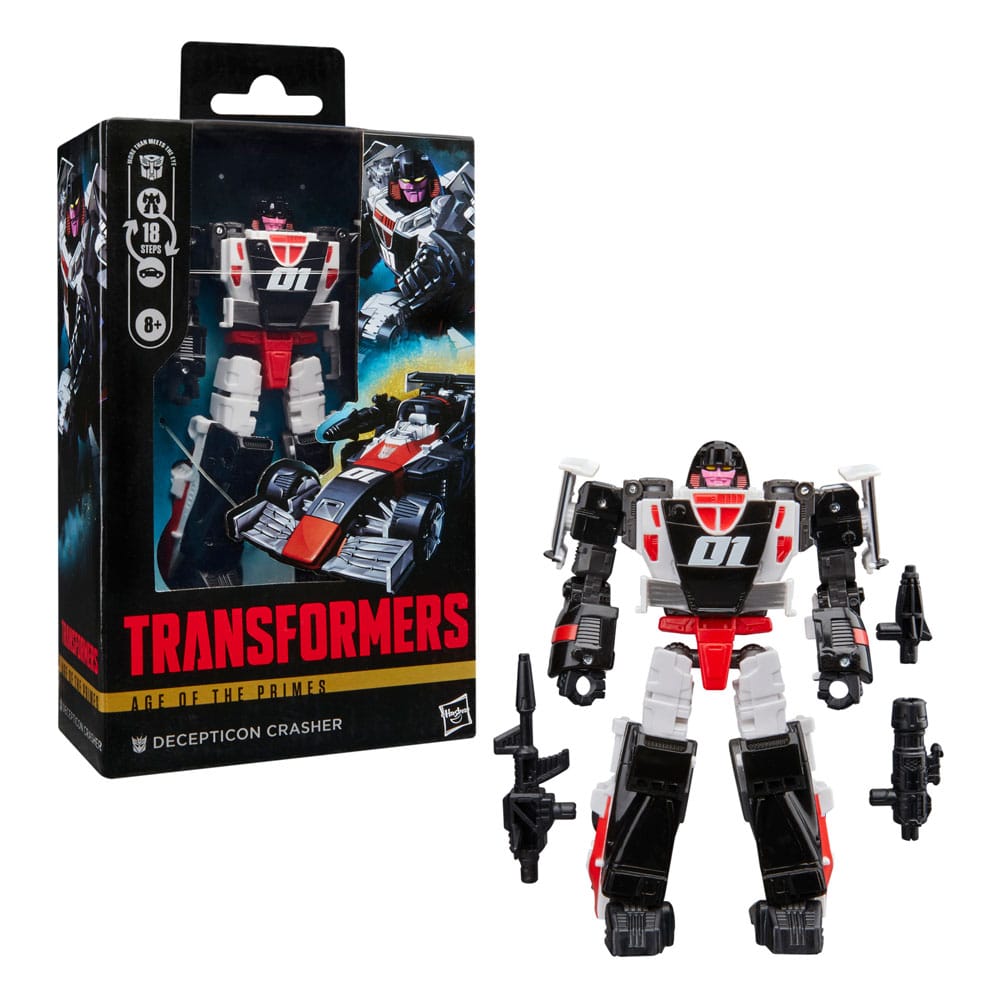 Transformers Age of the Primes Deluxe Class Figura Decepticon Crasher 14 cm