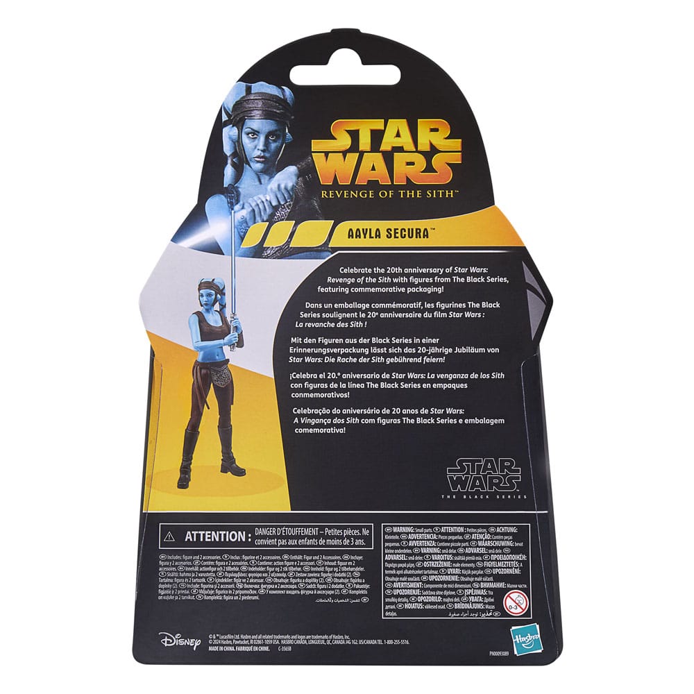 Figura Hasbro Star Wars Revenge Of The Sith Black Series Ayla Secura 15 cm
