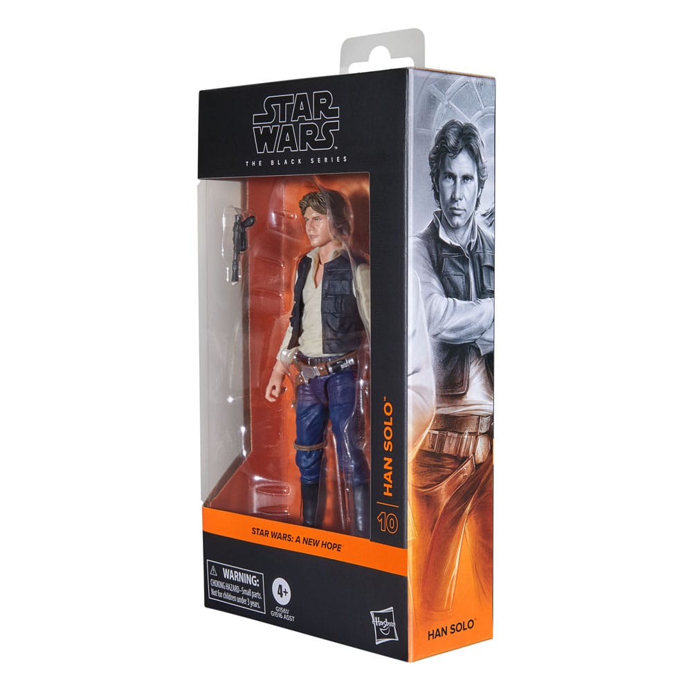 Star Wars Episode IV Black Series Figura Han Solo 15 cm