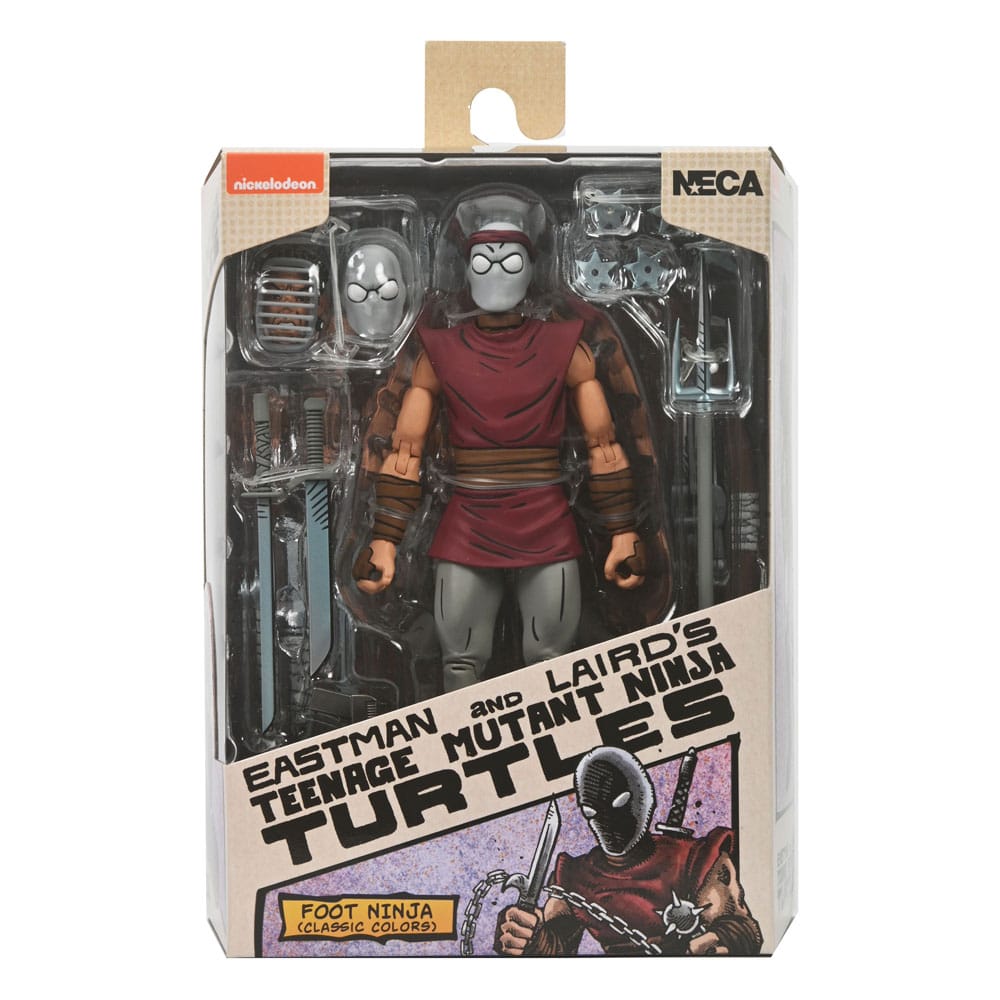 Tortugas Ninja (Mirage Comics) Figura Foot Ninja Classic Colors 18 cm
