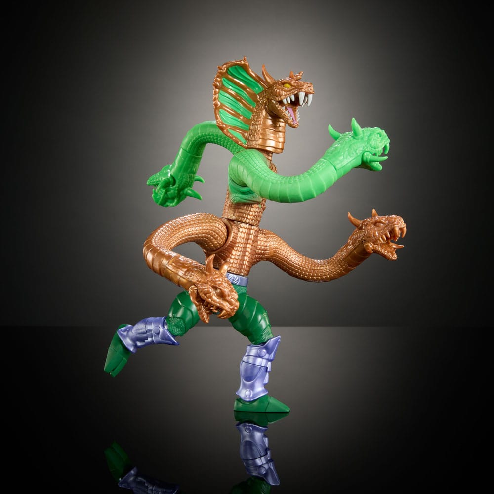 MOTU x TMNT: Turtles Of Grayskull Figura Deluxe King Hiss 14 cm