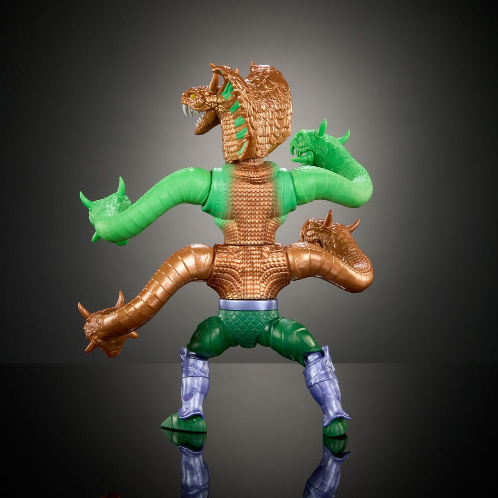 MOTU x TMNT: Turtles Of Grayskull Figura Deluxe King Hiss 14 cm