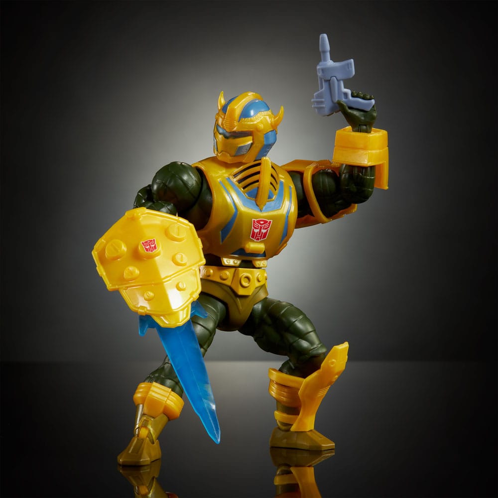 Masters Of The Universe x Transformers Figura Bumblebee Armor Man-At-Arms Heo European Exclusive 14 cm